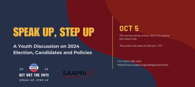 Speak Up, Step Up: A Youth Discussion on 2024 Election, Candidates and Policies (ONLINE)